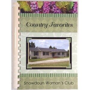 2010 Country Favorite's Snowdoun Woman's Club Montgomery Alabama Cookbook Recipe